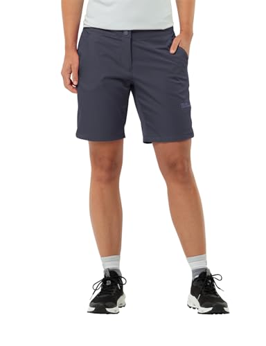 Jack Wolfskin Damen Hiking Alpine W Shorts, Graphite, 40 EU von Jack Wolfskin