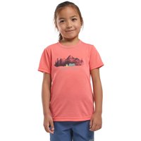 Jack Wolfskin Hiking Graphic T-Shirt Kids Funktionsshirt Kinder 176 multi color PRINT sunset coral von Jack Wolfskin