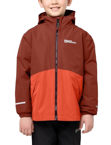 Jack Wolfskin Unisex Kinder Iceland 3in1, Intense Rust, 176 EU von Jack Wolfskin
