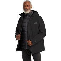 Jack Wolfskin Icecape 3in1 Down Jacket Men RDS Wasserdichte 3-in-1 Jacke Herren XXL black black von Jack Wolfskin