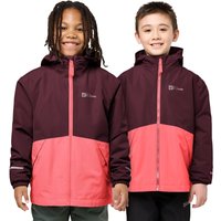 Jack Wolfskin Iceland 3in1 Jacket Kids 3-in-1 Jacke Kinder 140 red sunset coral von Jack Wolfskin