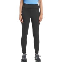 Jack Wolfskin Kensteig Tights Women Wanderhose Damen M black black von Jack Wolfskin