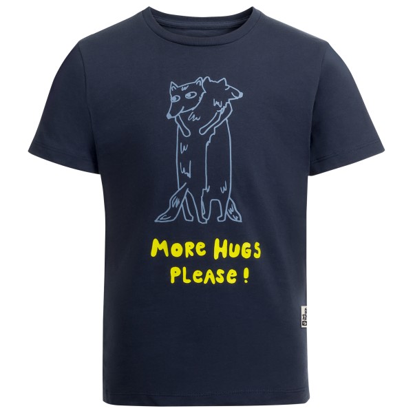 Jack Wolfskin - Kid's More Hugs T - T-Shirt Gr 104 blau von Jack Wolfskin