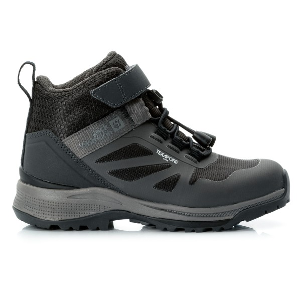 Jack Wolfskin - Kid's Vili Hiker Texapore Mid - Wanderschuhe Gr 35 grau/schwarz von Jack Wolfskin