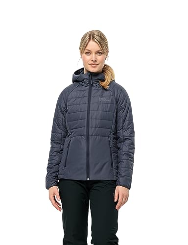 Jack Wolfskin Damen LAPAWA INS Hoody W Jacket, Graphite, 36 von Jack Wolfskin