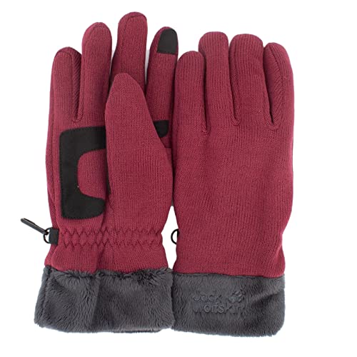 Jack Wolfskin Lakeland Glove Damen Handschuhe Fleece Rot 1907901-2740 M von Jack Wolfskin