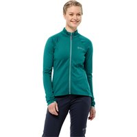 Jack Wolfskin Morobbia FZ Women Fahrradjacke Damen XL petrol petrol von Jack Wolfskin