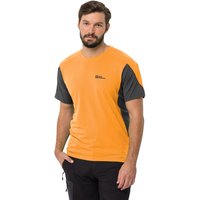 Jack Wolfskin Narrows T-Shirt Men Funktionsshirt Herren M braun orange pop von Jack Wolfskin