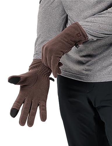 Jack Wolfskin Unisex REAL Stuff Glove Handschuh, red Earth, XL von Jack Wolfskin
