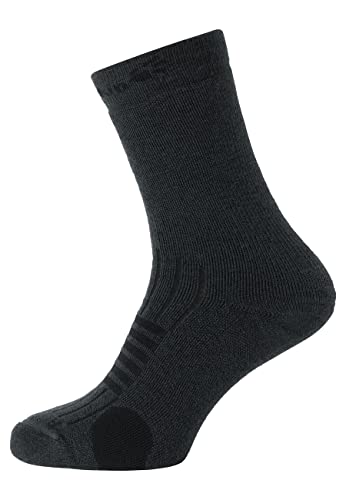 Jack Wolfskin Unisex Recovery Tech Socken, dark grey, 35-37, 1908271 von Jack Wolfskin