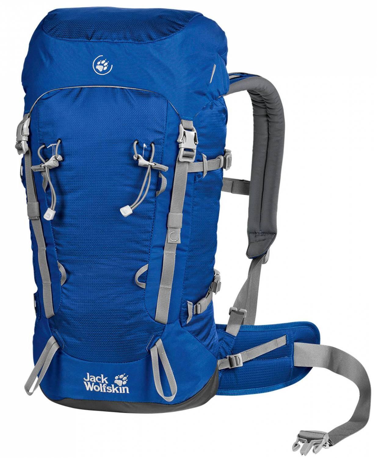 Jack Wolfskin Rucksack Mountaineer 32 (1080 active blue) von Jack Wolfskin