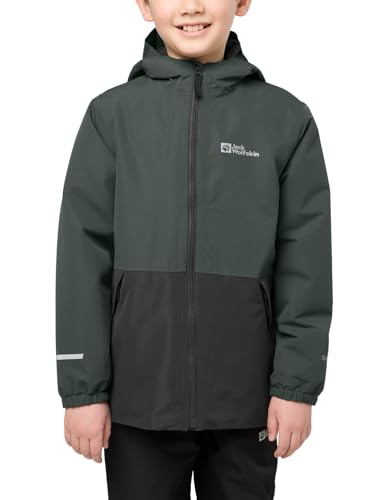 Jack Wolfskin Unisex Kinder Snowy Days, Slate Green/black, 116 EU von Jack Wolfskin