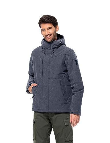 Jack Wolfskin Herren Snowy Park JKT M Jacket, Night Blue, M von Jack Wolfskin