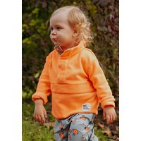 Jack Wolfskin Smileyworld Midlayer Kids Fleecepullover Kinder 116 rot digital orange von Jack Wolfskin