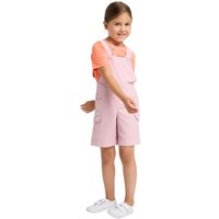 Jack Wolfskin Smileyworld Overall Kids Kurze Latzhose Kinder 128 pink Water Lily von Jack Wolfskin