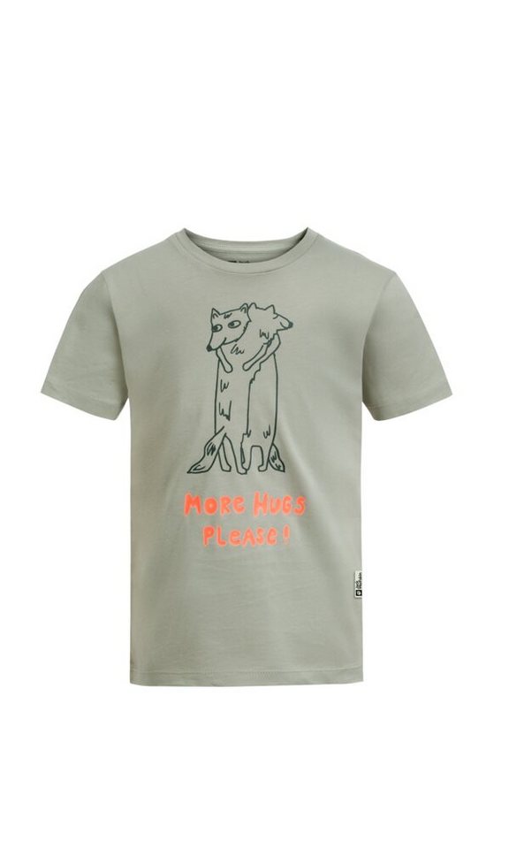Jack Wolfskin T-Shirt MORE HUGS T K mit Umarmungsmotiv von Jack Wolfskin
