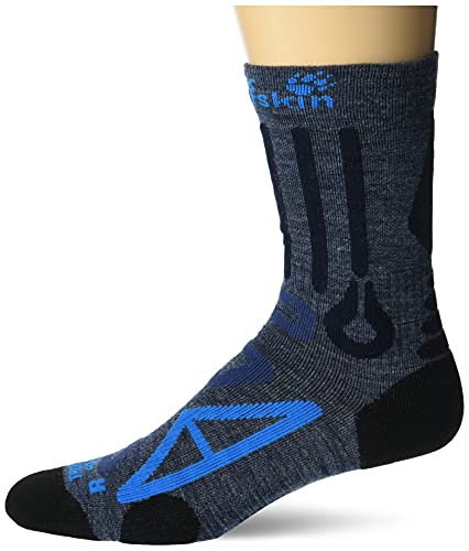 Jack Wolfskin Unisex Pro Classic Cut Trekkingsocken, night blue, 39 EU von Jack Wolfskin