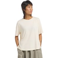 Jack Wolfskin Travel T-Shirt Women Funktionsshirt mit Sonnenschutz Damen XL white,beige cotton white heather von Jack Wolfskin