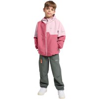 Jack Wolfskin Turbulence Hooded Jacket Kids Softshelljacke Kinder 140 soft pink soft pink von Jack Wolfskin