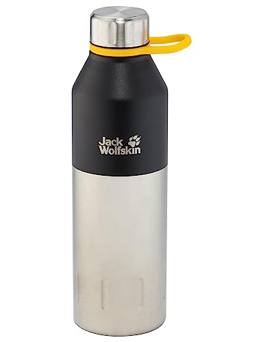 Jack Wolfskin Unisex – Erwachsene Kole Trinkflasche, Black, One Size von Jack Wolfskin