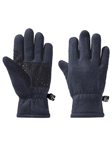 Jack Wolfskin Unisex Kinder Fleece Glove K Handschuh, Night Blue, 116 von Jack Wolfskin
