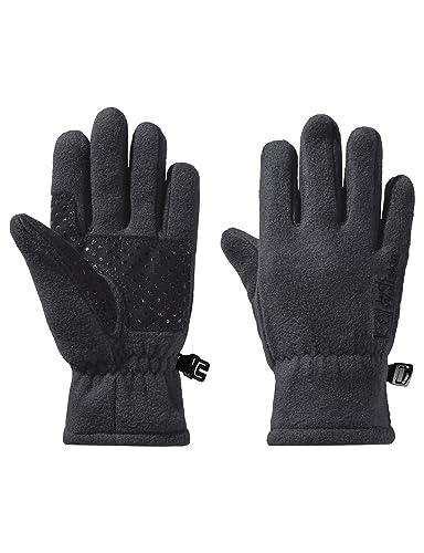 Jack Wolfskin Unisex Kinder Fleece Glove K Handschuh, Phantom, 116 von Jack Wolfskin
