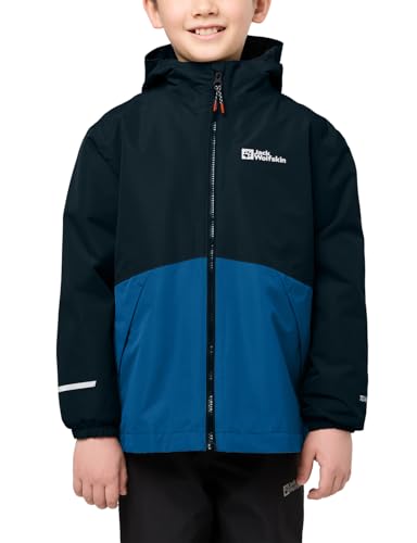 Jack Wolfskin Unisex Kinder Iceland 3in1, Crisp Cobalt, 104 EU von Jack Wolfskin