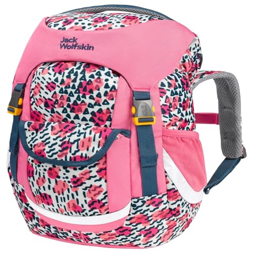 Jack Wolfskin Unisex Kinder Kids Explorer 16 Wanderrucksack, pink All Over, ONE Size von Jack Wolfskin