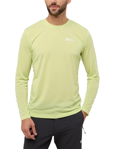 Jack Wolfskin Herren Vonnan Ls M T-Shirt, Cool Matcha, XL EU von Jack Wolfskin