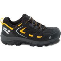 Jack Wolfskin Vojo Texapore Low Kids Wasserdichte Wanderschuhe Kinder 33 schwarz black / burly yellow von Jack Wolfskin