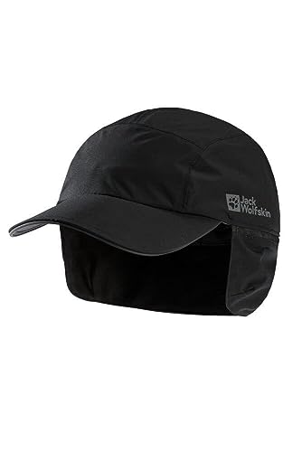 Jack Wolfskin Unisex Winter Cap Baseballkappe, Black, 58 von Jack Wolfskin