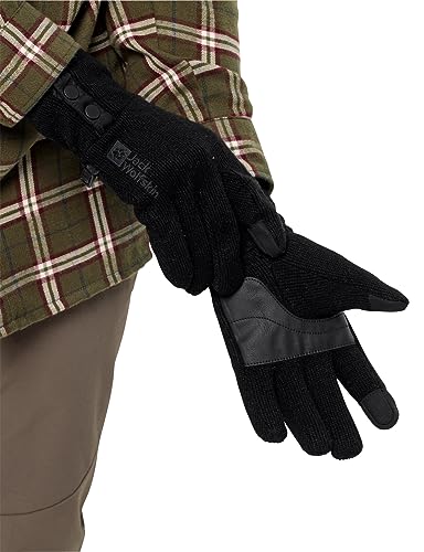 Jack Wolfskin Unisex Winter Wool Glove Handschuh, Black, M von Jack Wolfskin