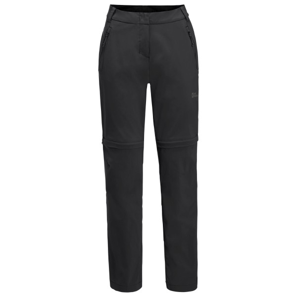 Jack Wolfskin - Women's Glastal Zip Off Pants - Zip-Off-Hose Gr 42 - Short schwarz von Jack Wolfskin