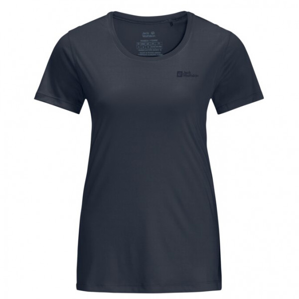 Jack Wolfskin - Women's Tech Tee - Funktionsshirt Gr M blau von Jack Wolfskin