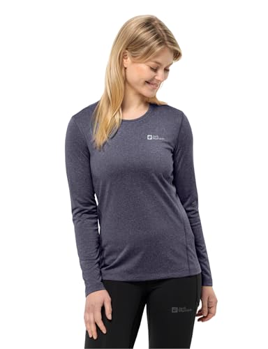 Jack Wolfskin Damen Sky Thermal L/S Wander-Shirt, Graphite, XL EU von Jack Wolfskin