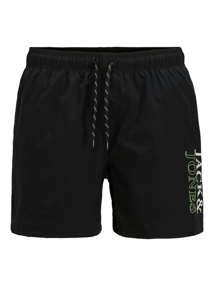 Jack & Jones Junior Badeshorts JPSTMAUI JJSWIM DOUBLE LOGO AKM SN JNR von Jack & Jones Junior