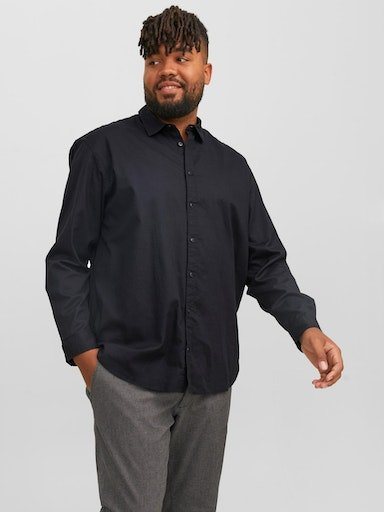 Jack & Jones PlusSize Karohemd JJEGINGHAM TWILL SHIRT L/S NOOS PLS von Jack & Jones PlusSize