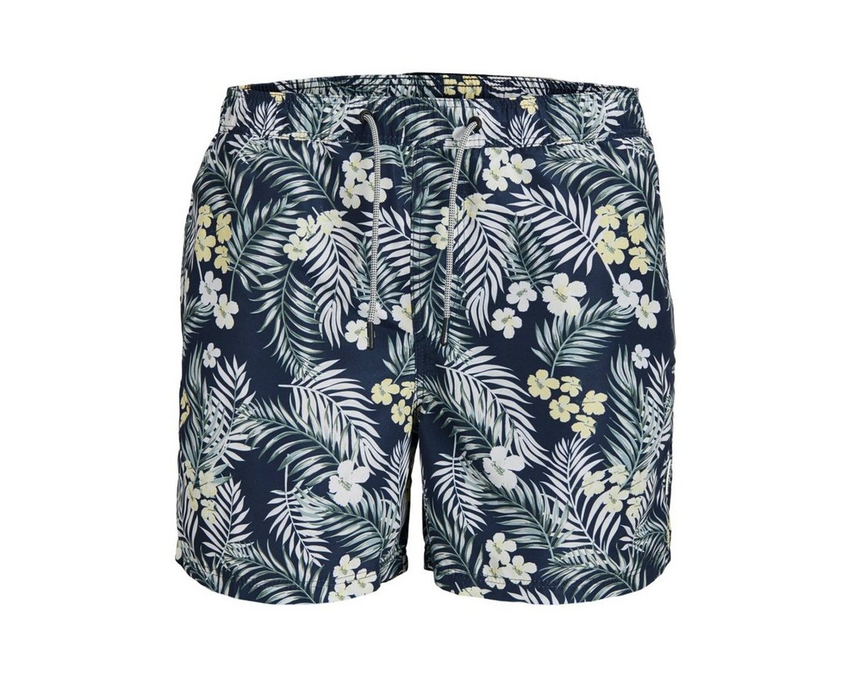 Jack & Jones Badeshorts Übergrößen Badeshorts Floralprint Jack & Jones navy von Jack & Jones