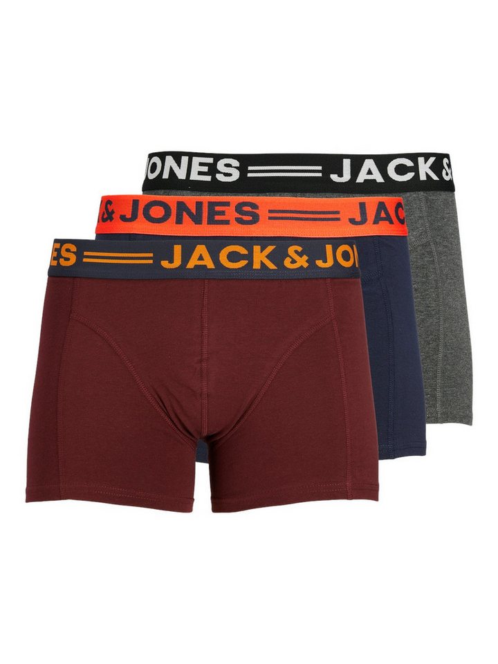 Jack & Jones Boxershorts JACLICHFIELD TRUNKS 3 PACK NOOS von Jack & Jones