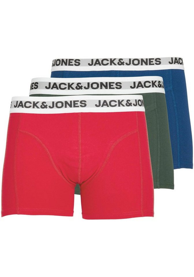 Jack & Jones Boxershorts JACRIKKI TRUNKS 3 PACK (Packung, 3-St) von Jack & Jones