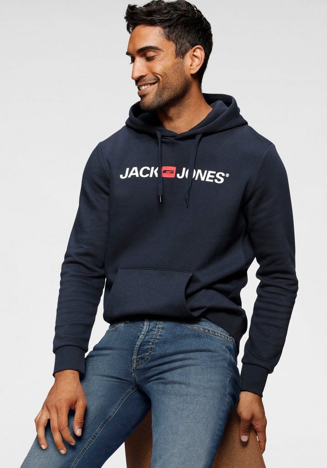 Jack & Jones Kapuzensweatshirt Logo Hoodie Oldschool von Jack & Jones