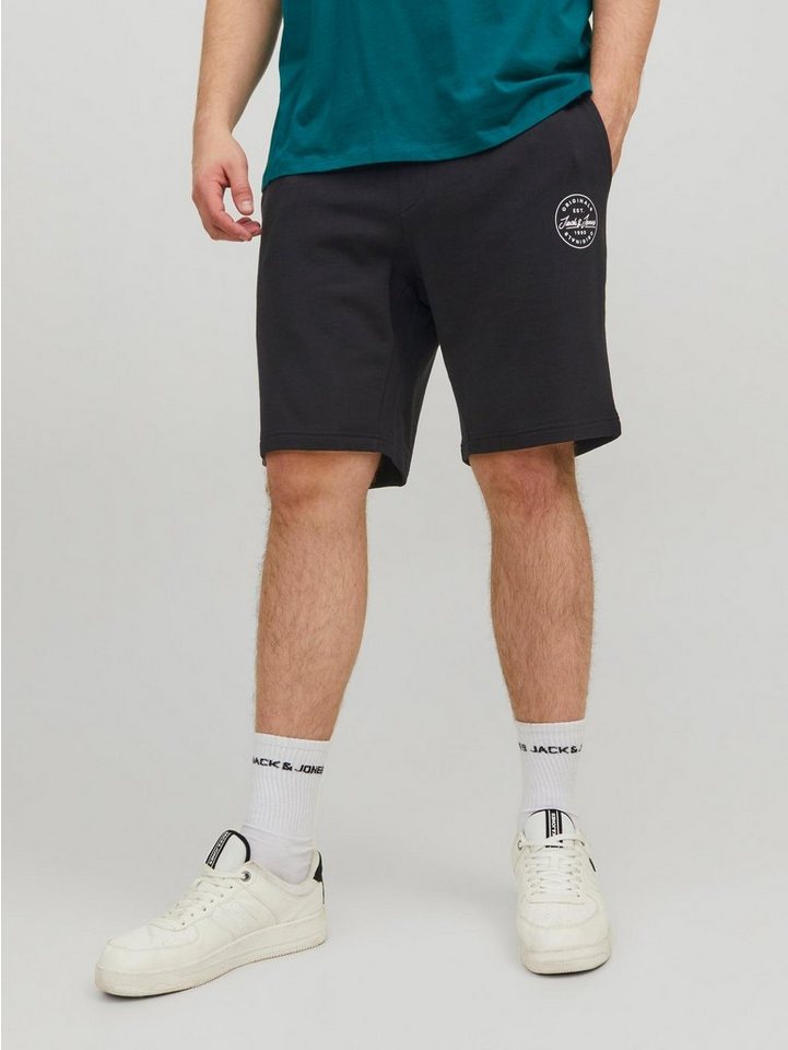 Jack & Jones Sweatshorts Sweat Shorts Plus Size Kurze Jogger JPSTSHARK 6016 in Schwarz von Jack & Jones