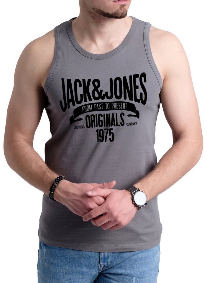 Jack & Jones Tanktop in Unifarbe, Rundhalsausschnitt von Jack & Jones