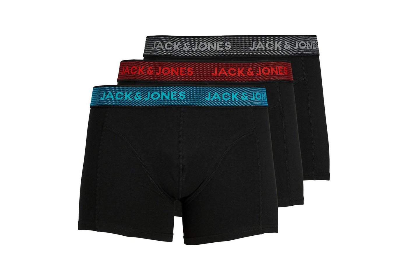Jack & Jones Trunk (3-St) mit Markenschriftzug am Bund von Jack & Jones