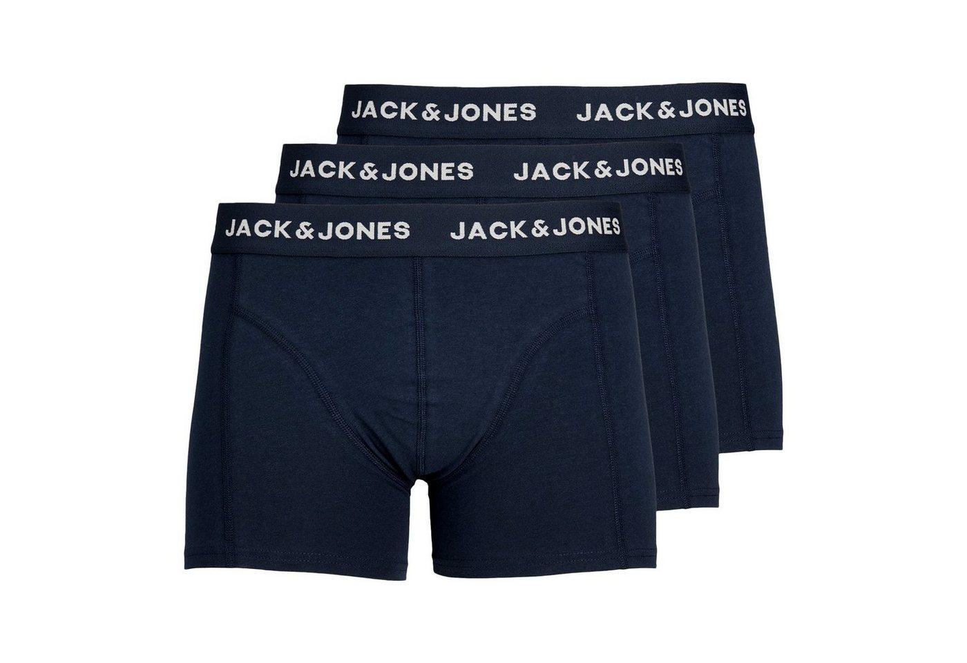 Jack & Jones Trunk 3er Pack Anthony Trunks (3-St) mit umlaufendem Markenschriftzug am Bund von Jack & Jones