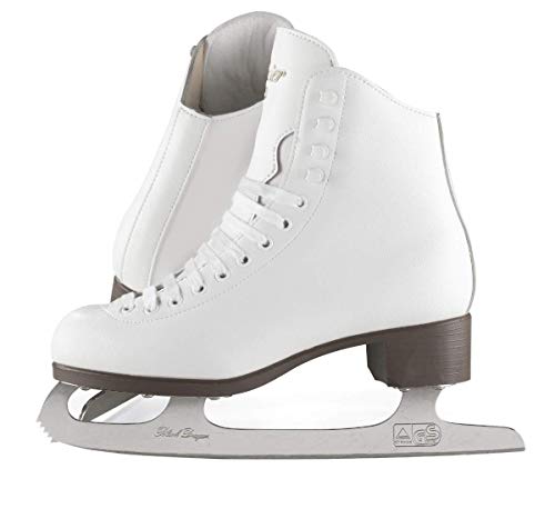 (Adult 10, White) - Jackson Ultima GSU120 GSU121 GSU124 Glacier White Figure Ice Skates for Women and Kids von Jackson Ultima