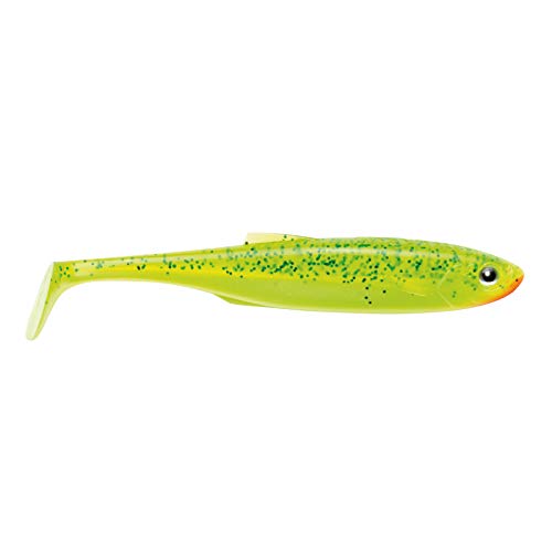 Jackson Profi Gummifisch - Zander X-Treme 10cm 5St. Farbe Hot Chartreuse. Gummiköder Zanderangeln. Softbait Angelköder. Zanderköder von Jackson