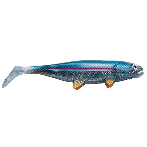 Jackson Gummifisch Norwegen Angelköder - The Sea Fish 23cm. Farbe Herring. Meeresköder. Große Gummifische fürs Meeresangeln. Angelköder Salzwasser. Gummiköder Dorsch Heilbutt von Jackson