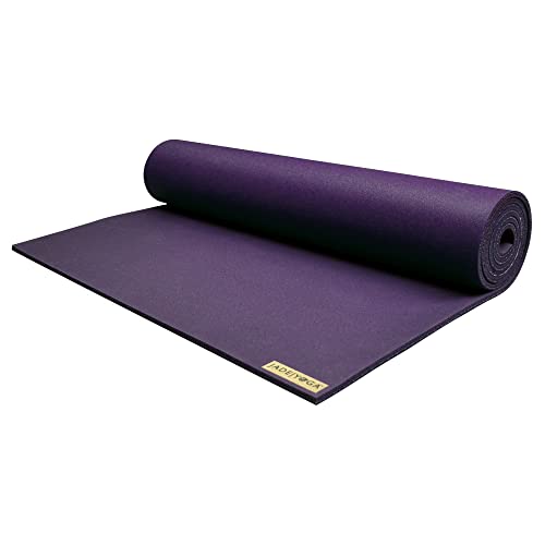 JadeYoga Fusion XW Yogamatte, Jade Yoga, Violett/Mitternachtsblau, 203,2 cm von JadeYoga