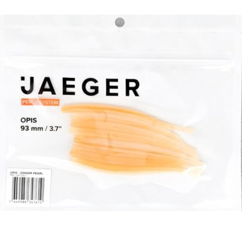 Jaeger Fishing Gummiköder für Barsche & Zander 9,3cm Opis, Farbe:Ginger Pearl von Jaeger